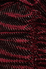 Gilbert Ruched Mini Dress - Merlot